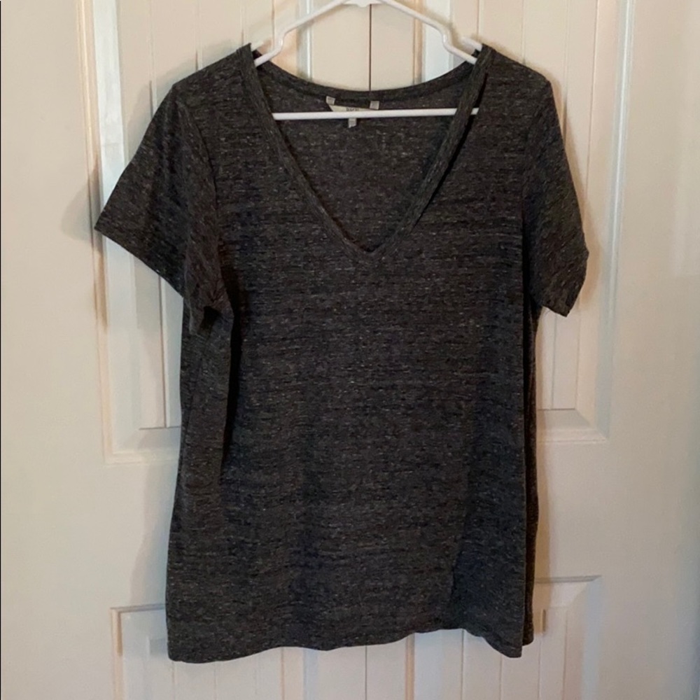 BKE grey washed v neck-NWOT